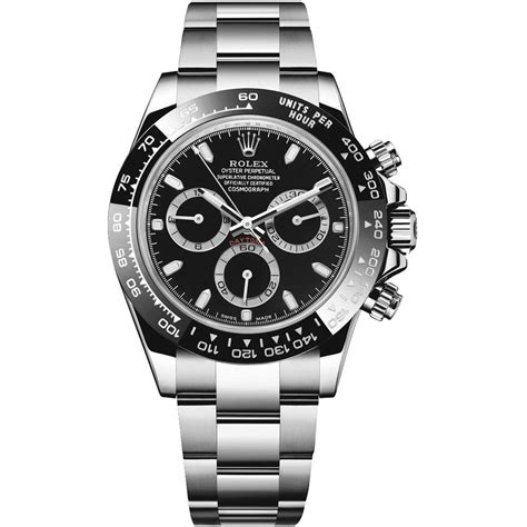 rolex daytona black bracelet black dial 5678|Rolex daytona stainless dial.